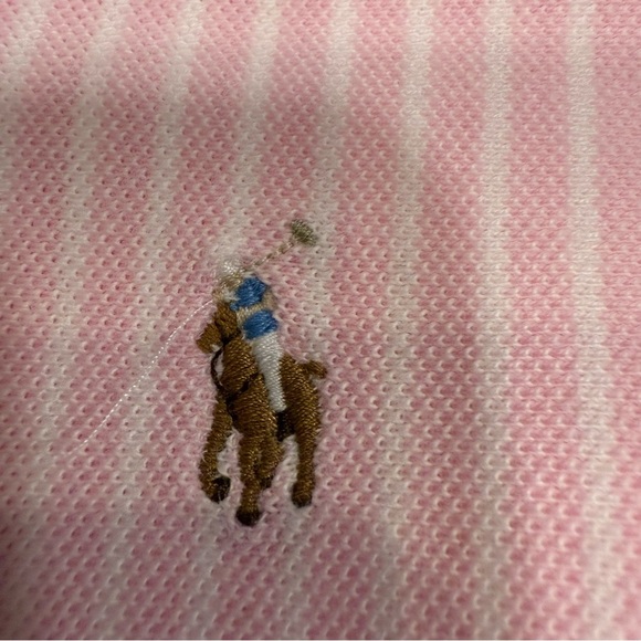 Ralph Lauren Baby Girt 2 PCS Set Pink & White Romper & Hoodie Sz 3M EUC - Picture 5 of 15